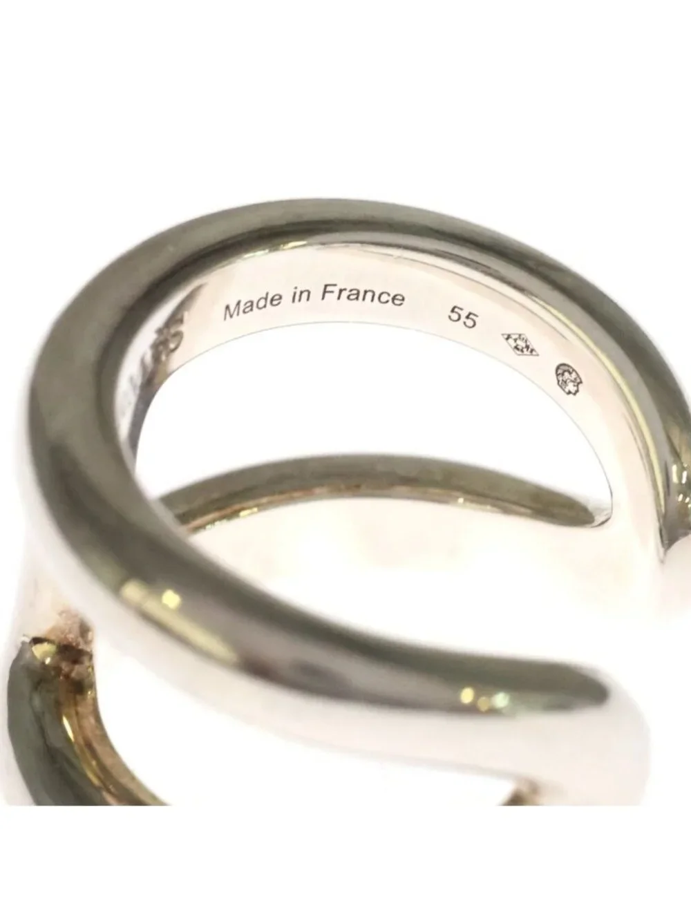 Hermes Osmose GM Ring Silver